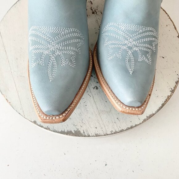 Lane JOLENE Womens Cowboy Boots 9.5 Blueberry Buttermilk Western Cowgirl Tall - Picture 6 of 11